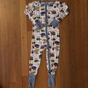 Little Sleepies Construction Bamboo Viscose Zippy